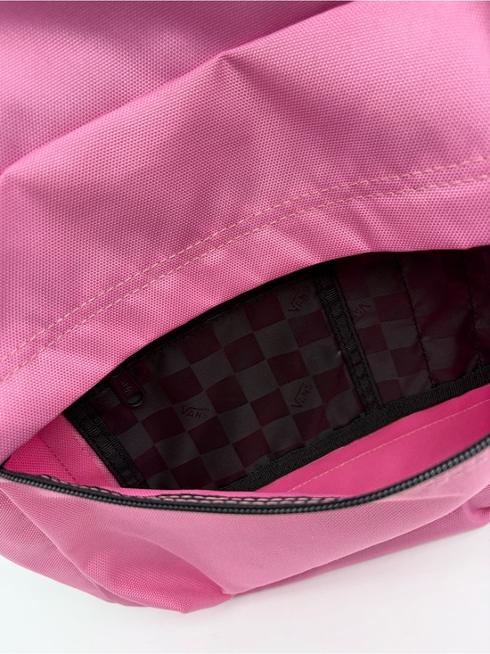 Vans Pink Backpack with Black Logo Patch main image 8